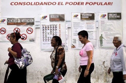 ABREN LOS COLEGIOS ELECTORALES PARA LOS COMICIOS PRESIDENCIALES DE VENEZUELA