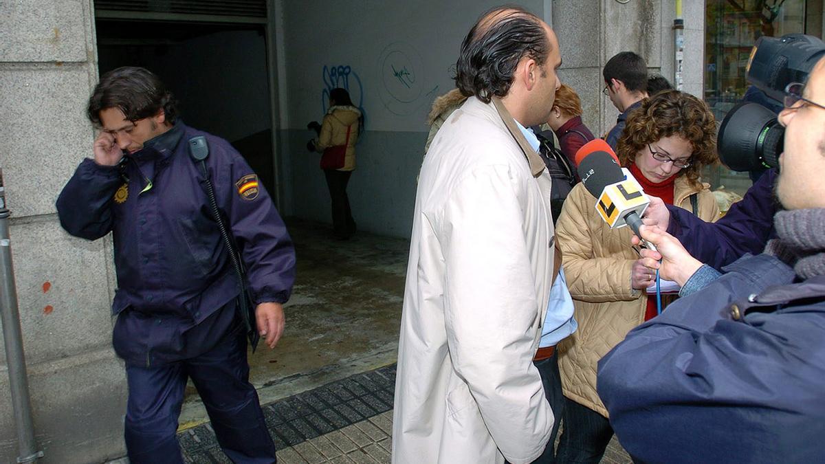 Testimonio en la entrada garaje el día del crimen de Manuel Salgado