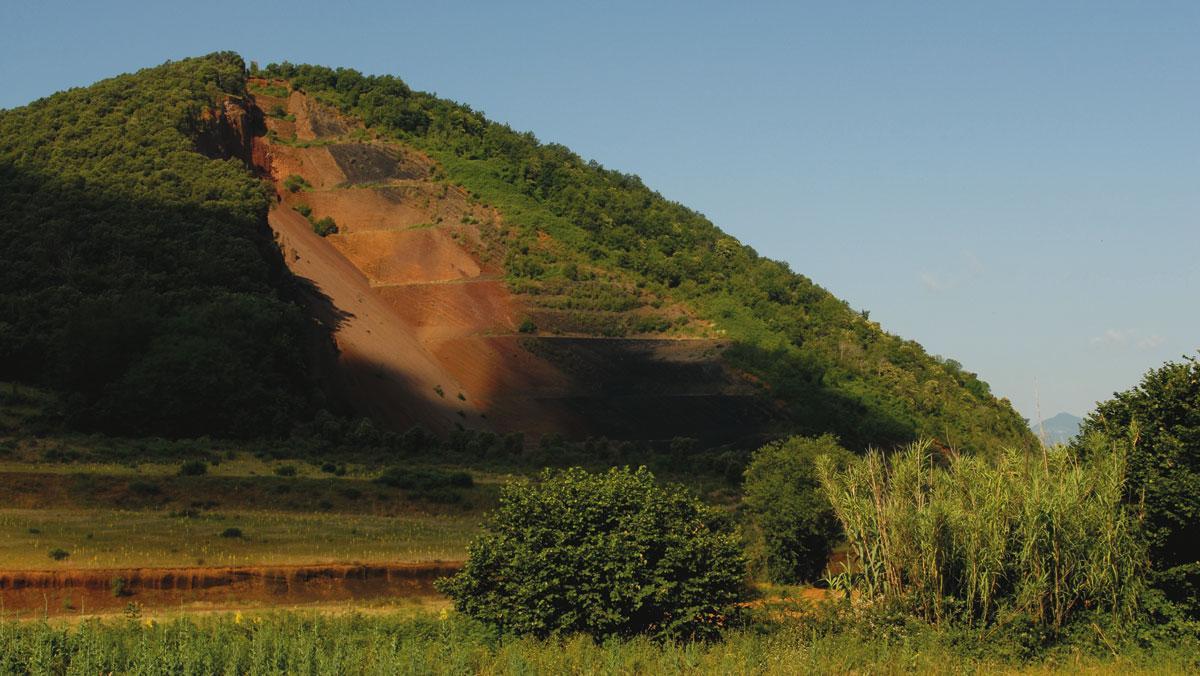 El volcán Croscat, en el Parque Natural de la Zona Volcánica de la Garrotxa.