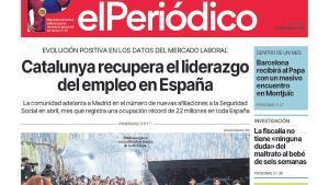 La portada de EL PERIÓDICO del 6 de mayo de 2026