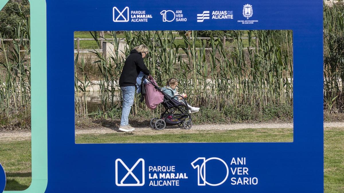 El parque La Marjal de Alicante cumple 10 años