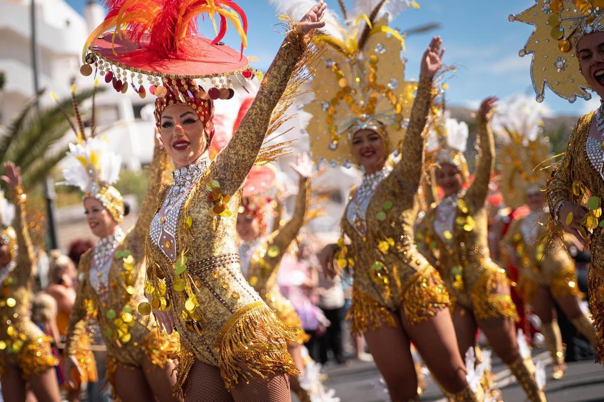 Uno de los eventos del Carnaval de Los Cristianos, en una edición anterior.