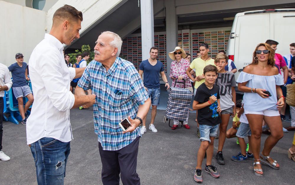 Samuel se emociona en su vuelta al Hércules