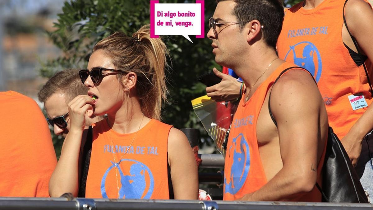 Blanca Suárez y Mario Casas, bocadillo: "Di algo bonito de mi, venga"