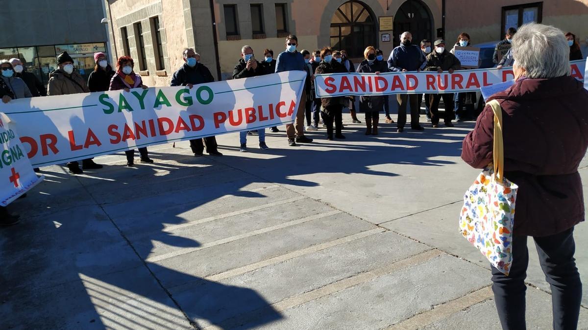 Protesta por la falta de profesionales en Sayago, este fin de semana