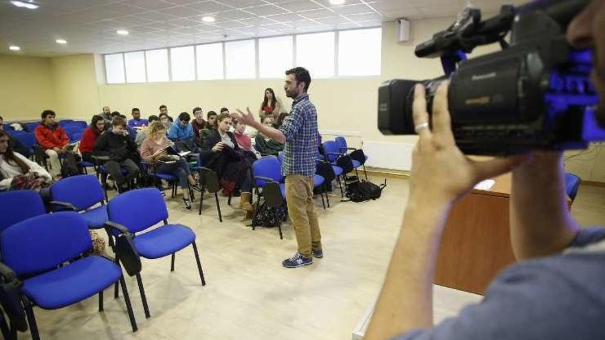 El teléfono móvil, cámara de cine