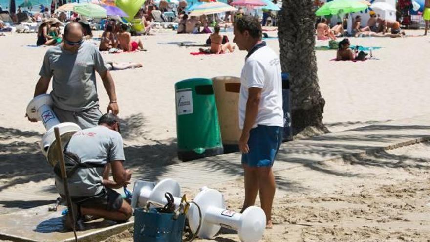 Nuevos lavapiés para las playas alicantinas