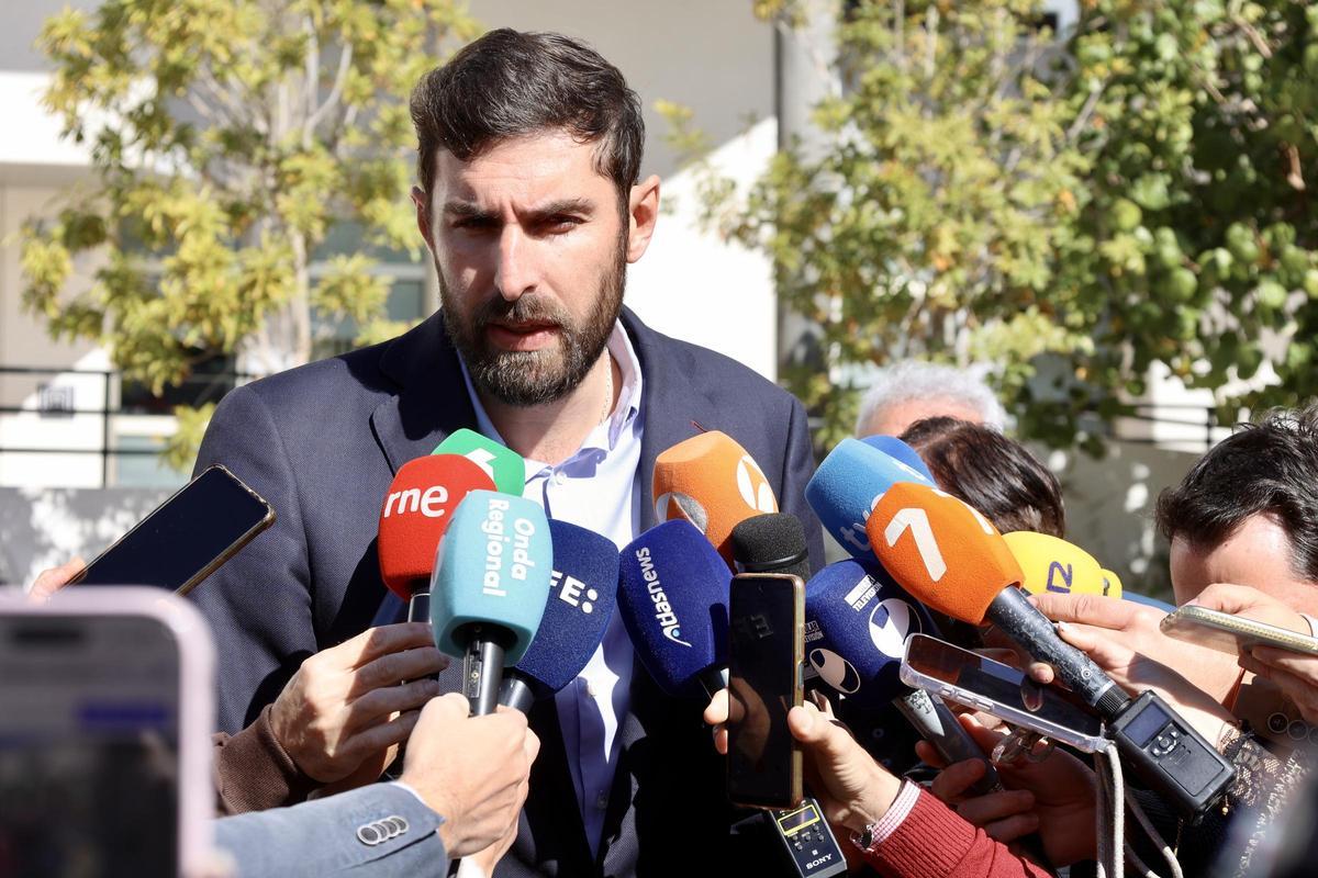 José Ángel Antelo, durante la rueda de prensa que ofreció el pasado viernes en Molina.