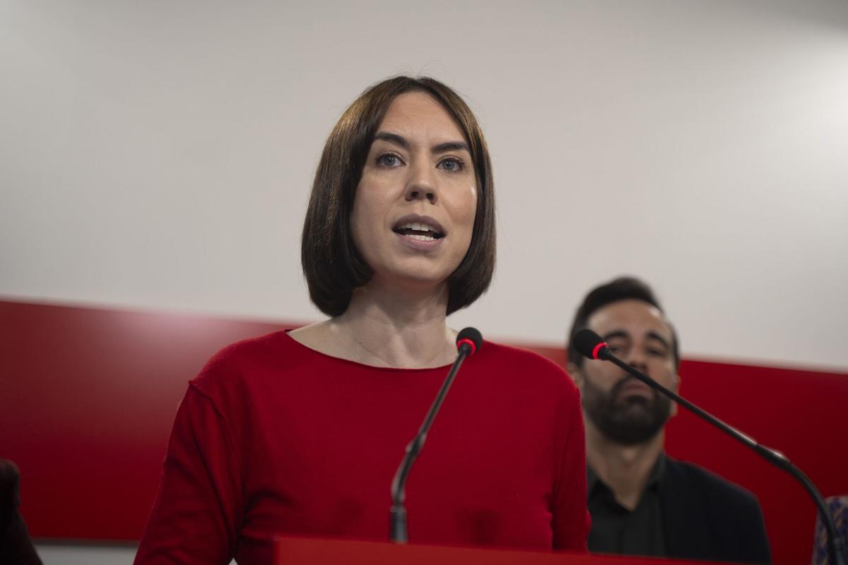 28/02/2025 La ministra de Ciencia, Innovación y Universidades y secretaria general del PSPV-PSOE, Diana Morant, durante una rueda de prensa, en la sede del PSPV-PSOE, a 28 de febrero de 2025, en Valencia, Comunidad Valenciana (España). Durante su comparecencia Morant ha presentado el plan de trabajo de los socialistas valencianos para la comisión de investigación de la DANA de Les Corts Valencianes. Tras la rueda la secretaria general del PSPV-PSOE se ha reunido con los alcaldes y alcaldesas de los municipios afectados. POLITICA Jorge Gil - Europa Press