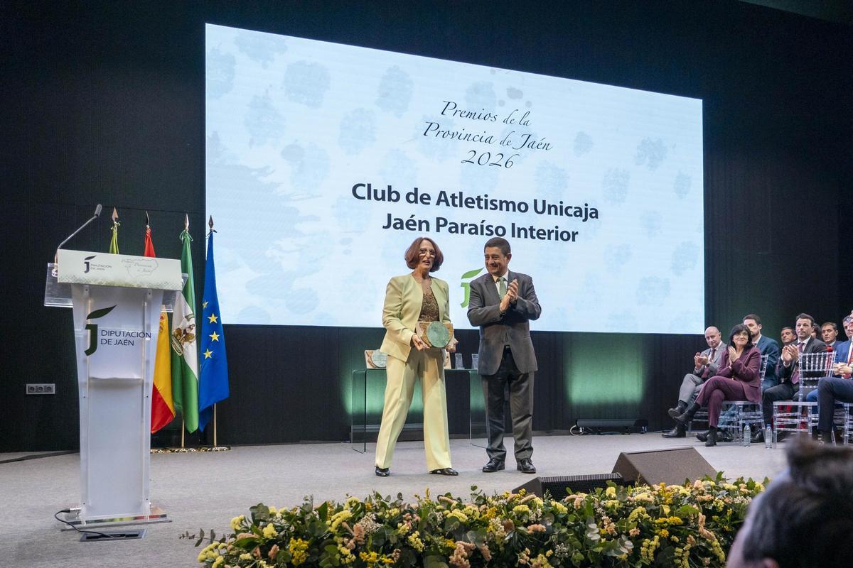 Encarnación Vallejo, presidenta del Club de Atletismo Unicaja Jaén Paraíso Interior.