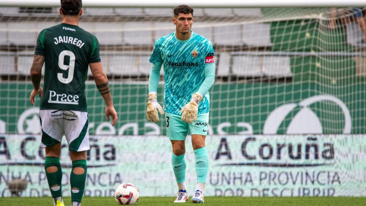 Dituro defendiendo la portería franjiverde