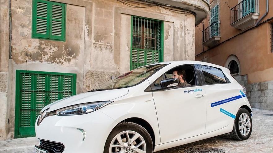 Coche elÃ©ctrico compartido en Palma.