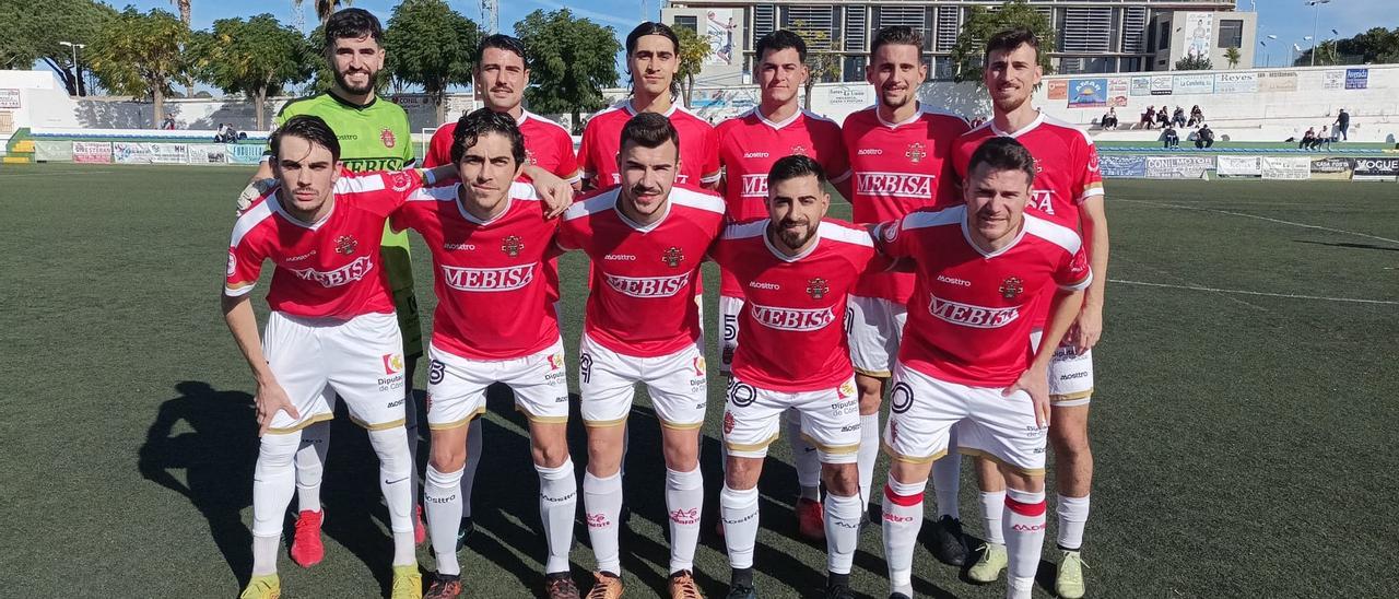 Once inicial del Atlético Espeleño ante el Conil en el Pérez Ureba.