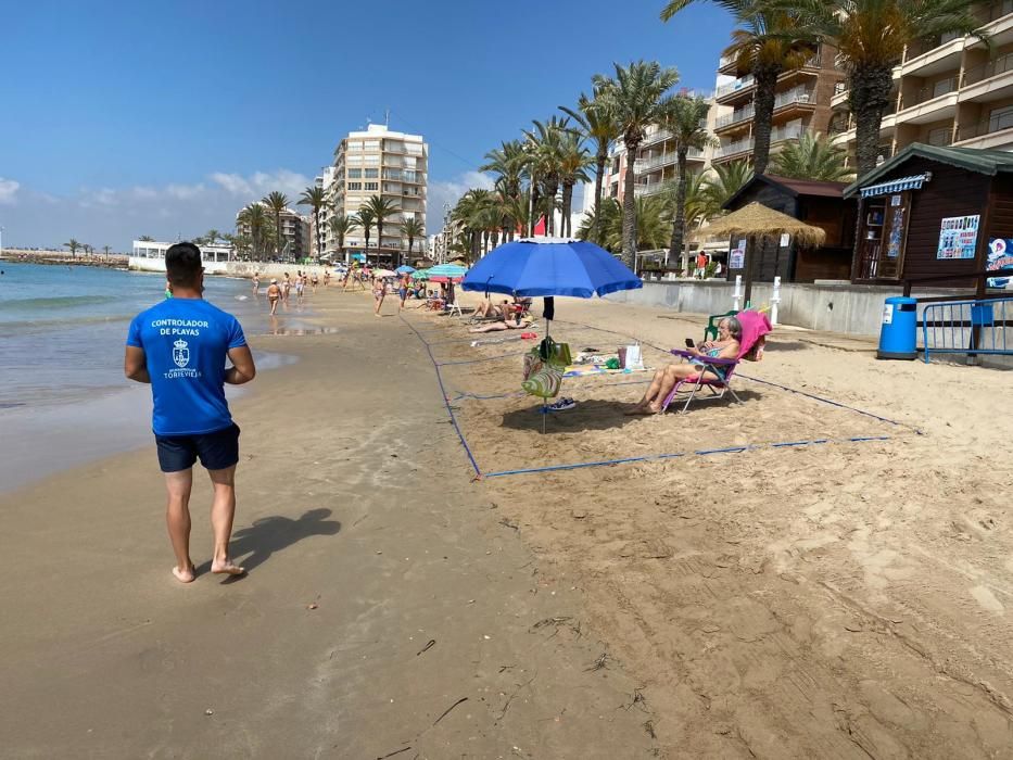 Primer días de apertura al baño de las playas de T