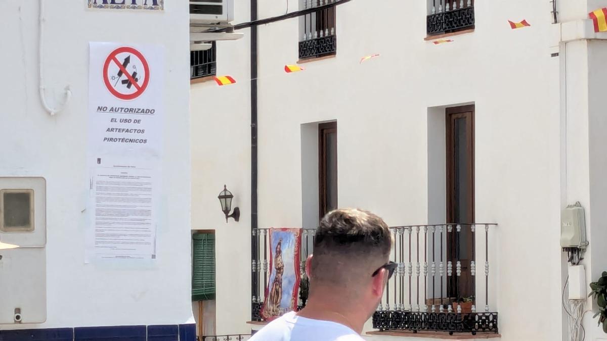 Prohibición de la cohetá en Tolox este 2026.