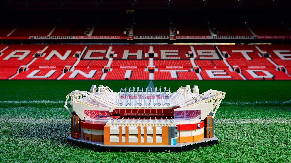 La construcción de Lego de la 'casa' del Manchester United