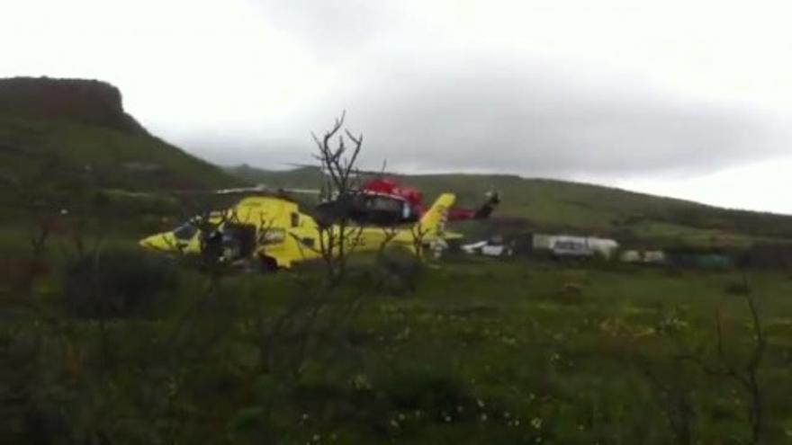 Una persona fallece en el vuelco de una guagua en Ingenio, Gran Canaria