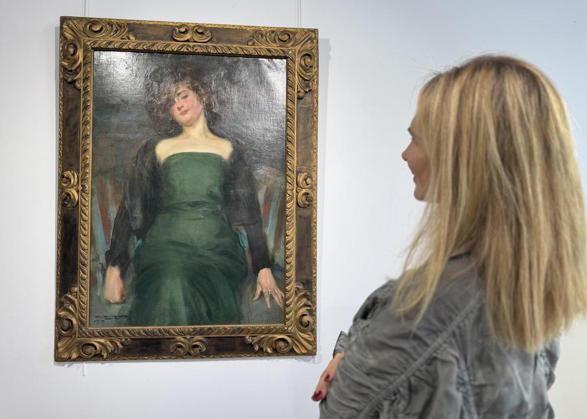 Un coleccionista privado se queda el retrato inédito de Júlia Peraire por 238.000 euros