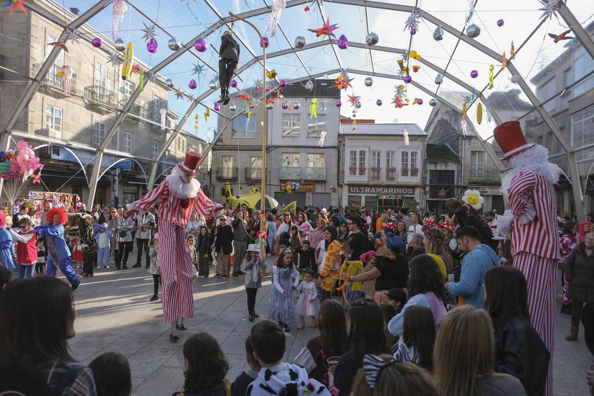 Un instante de la Festa da Piñata