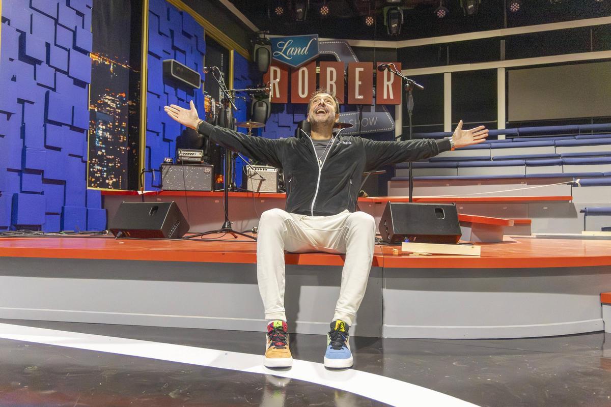 Roberto Vilar, no plató do 'Land Rober +Show'