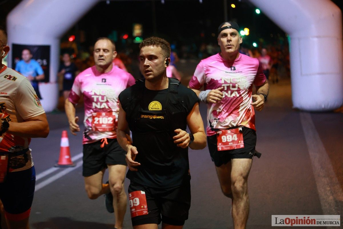 Las mejores imágenes de la carrera nocturna de Murcia