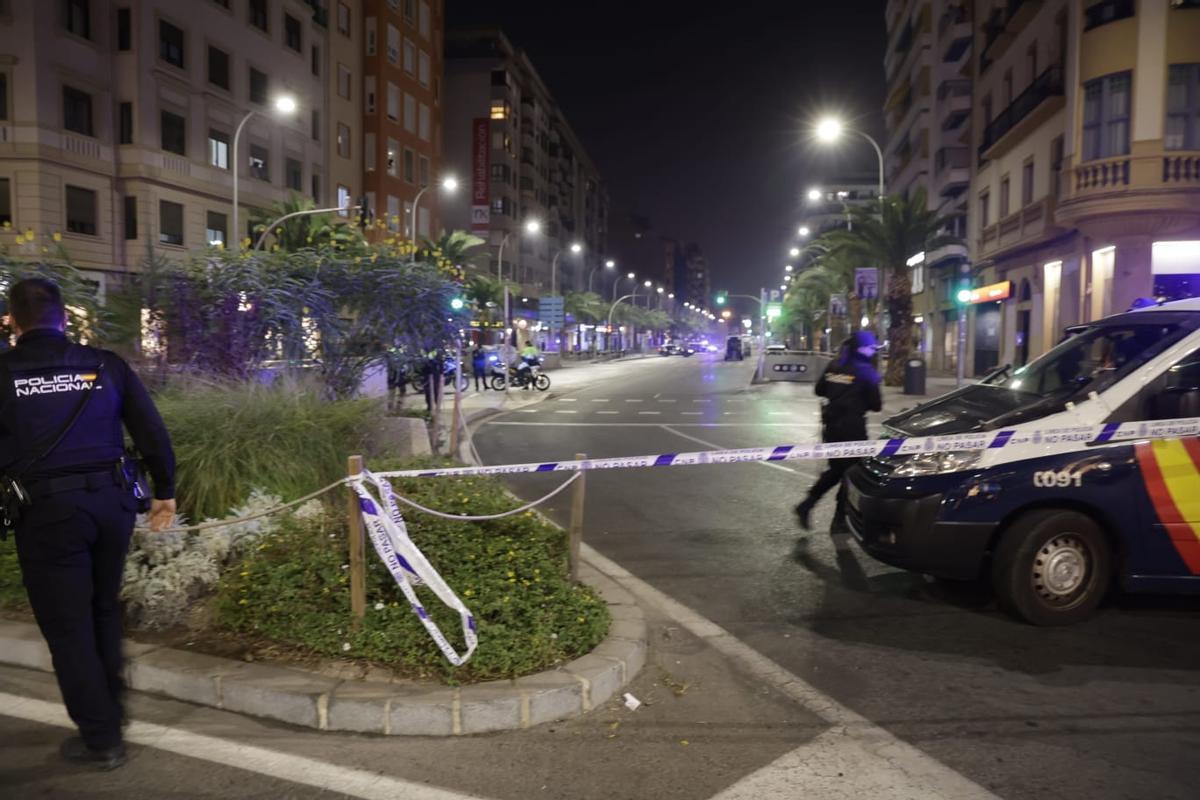 La Policía Nacional ha acordonado la zona.