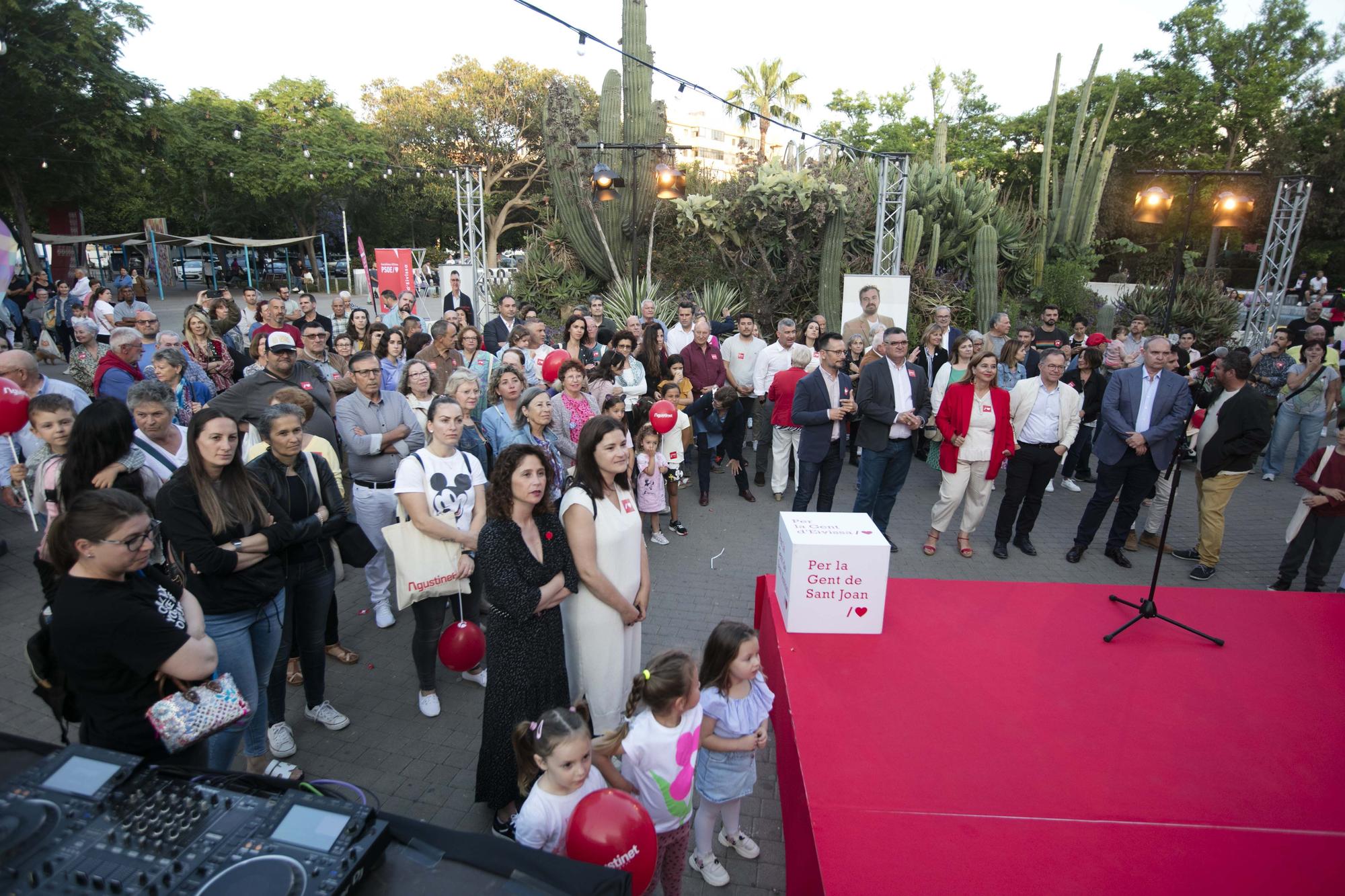 Mira aquí todas las fotos del acto de cierre de campaña del PSOE de Ibiza