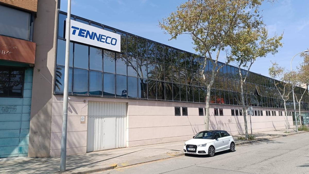 La fábrica de Tenneco, en Badalona.