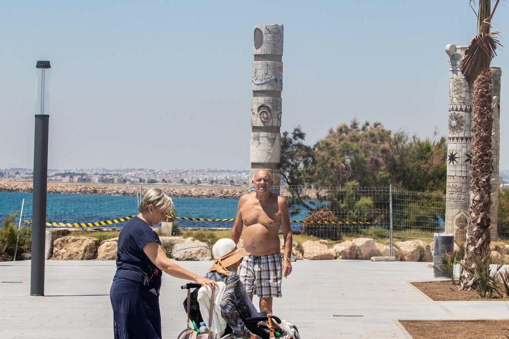 El aspecto de la renovación es similar a los paseos de Juan Aparicio y de la playa del Cura y ha costado un millón de euros