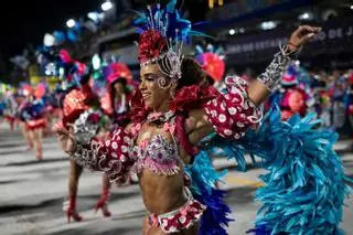 Noche de clausura del Carnaval de Río de Janeiro.