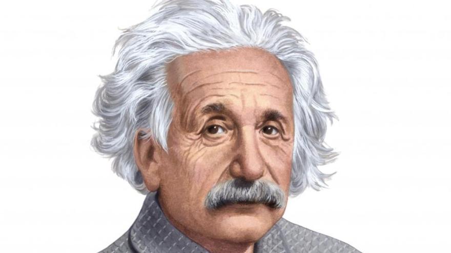 Albert Einstein: cama, canica, piedra