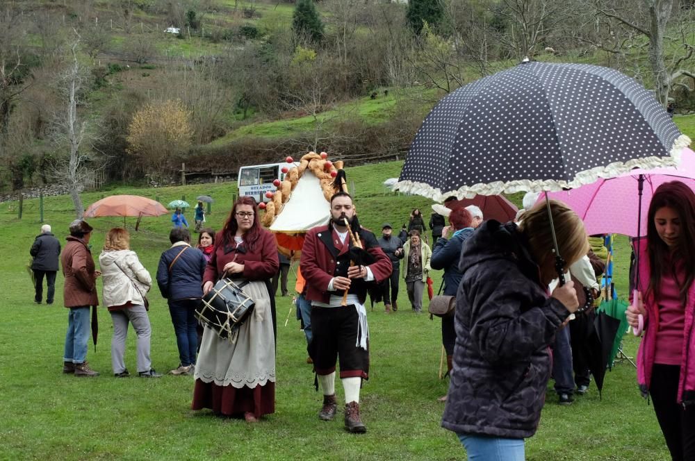 Romería en Piedracea, fiestas de la Flor de Lena