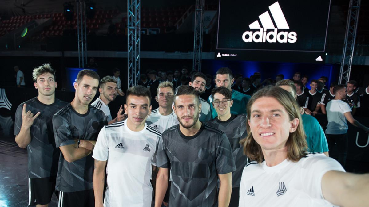 Koke compartió con Filipe Luis un evento de Adidas