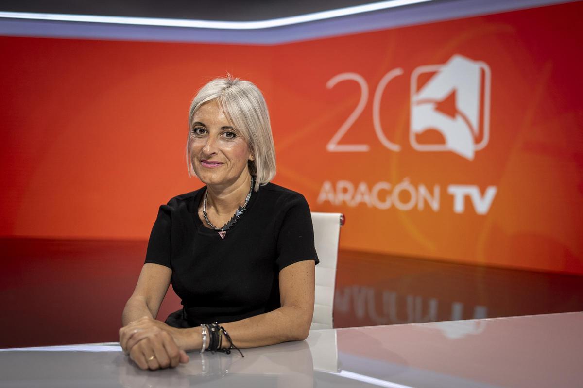 Raquel Fuertes, directora general de la Corporación Aragonesa de Radio y Televisión.