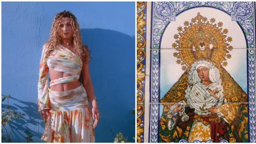 El momento más 'sevillano' de Eurovisión: así es cómo la candidata de Chipre ha metido a la Esperanza de Triana en su canción