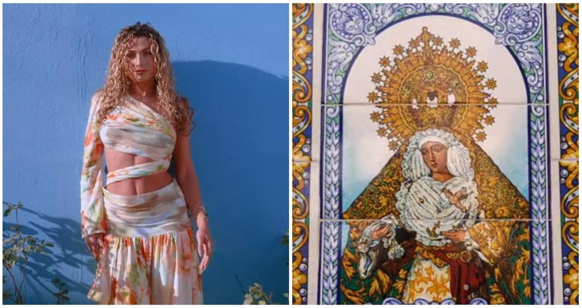 El momento más 'sevillano' de Eurovisión: así es como la candidata de Chipre ha metido a la Esperanza de Triana en su canción