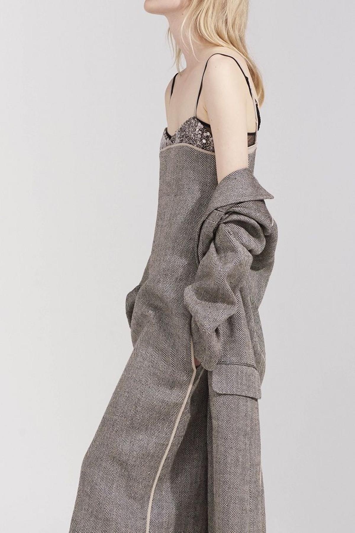 Nina Ricci colección primavera 2016, vestido jaspeado