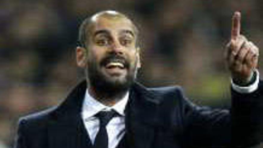 Guardiola, entrenador azulgrana.