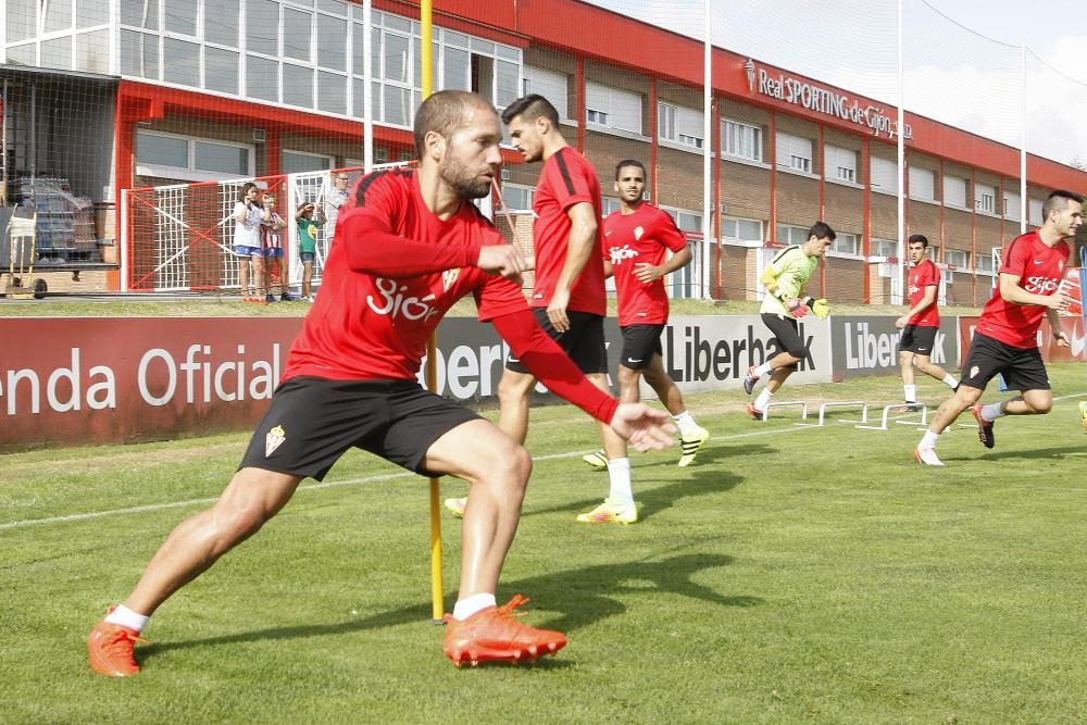 Entrenamiento del Sporting