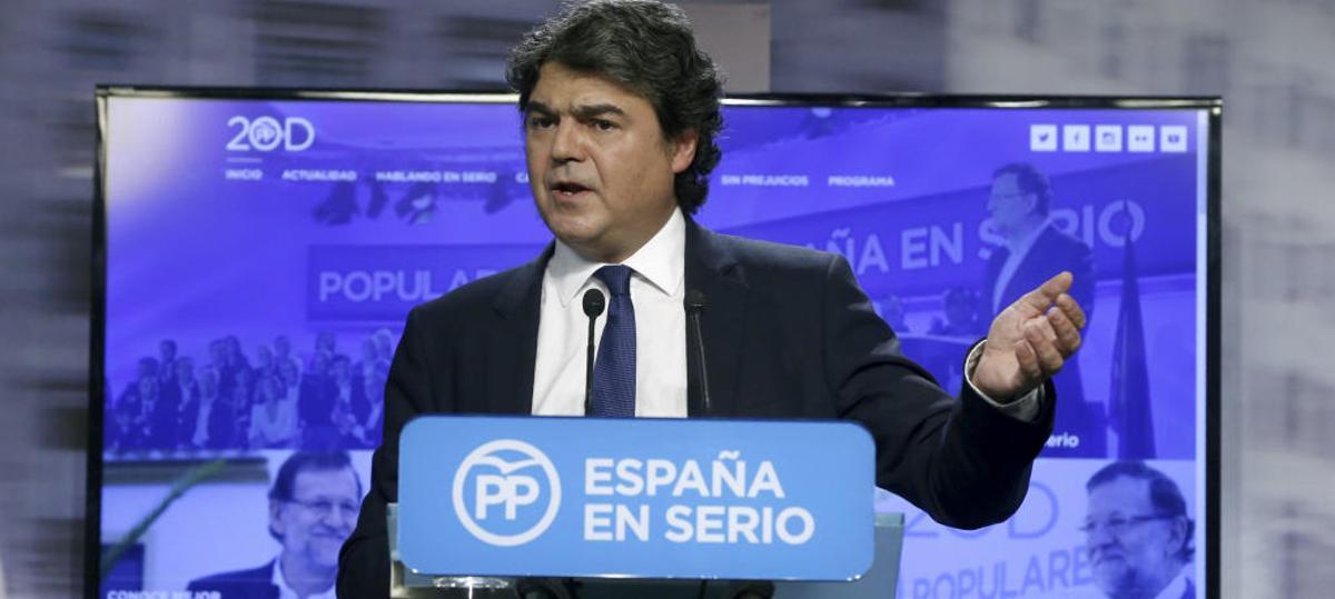 Jorge Moragas, en un acto del PP.