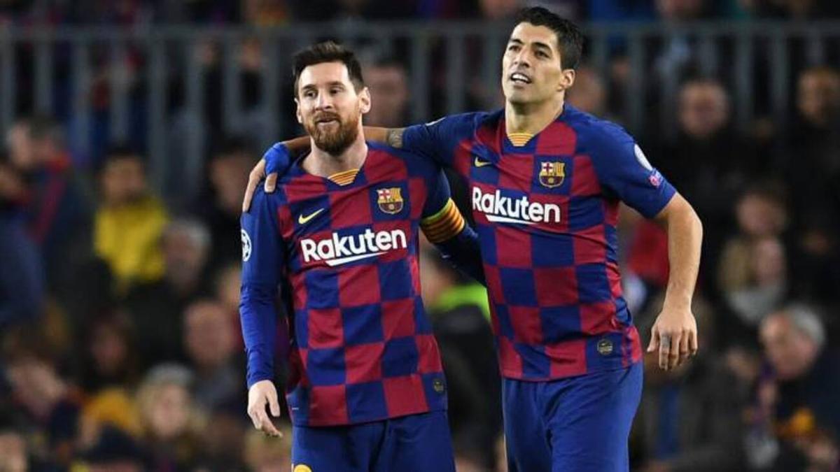 Leo Messi y Luís Suárez durante su etapa en Barcelona