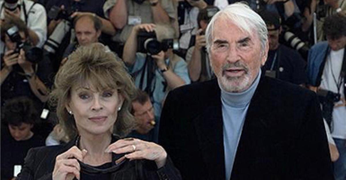 Gregory Peck i la seva dona Veronique Peck, en una foto d’arxiu del festival de Cannes.