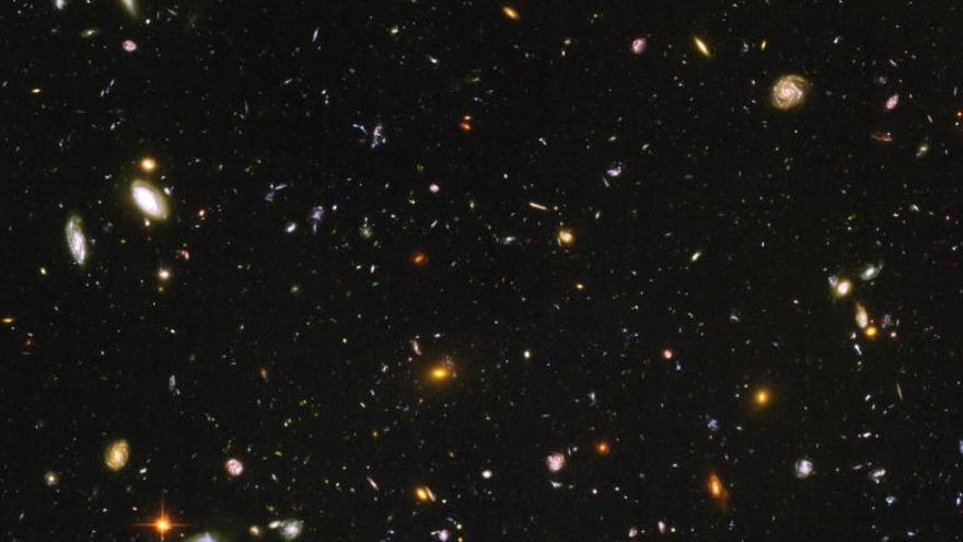 Imagen facilitada por la NASA de nuevas galaxias.