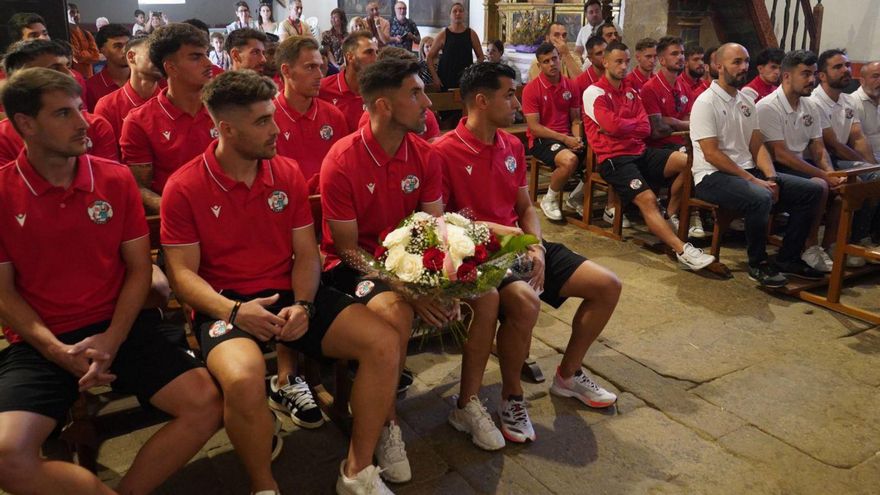 El Zamora CF se encomienda a la Virgen de la Concha