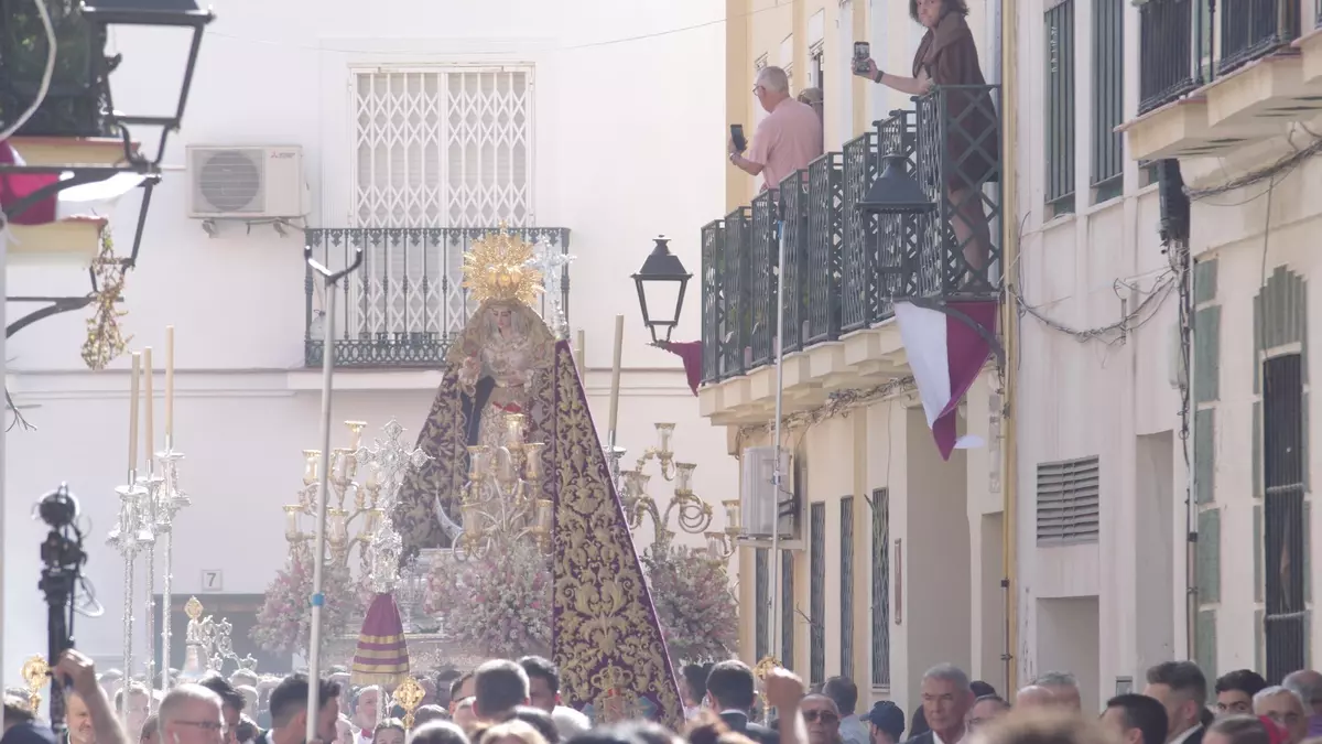 Horario e Itinerario Procesión de la Virgen de la Trinidad recorrerá las calles de Málaga este sábado