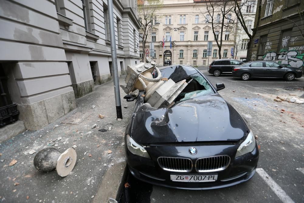 Destrucció a Zagreb per una sèrie de terratrèmols