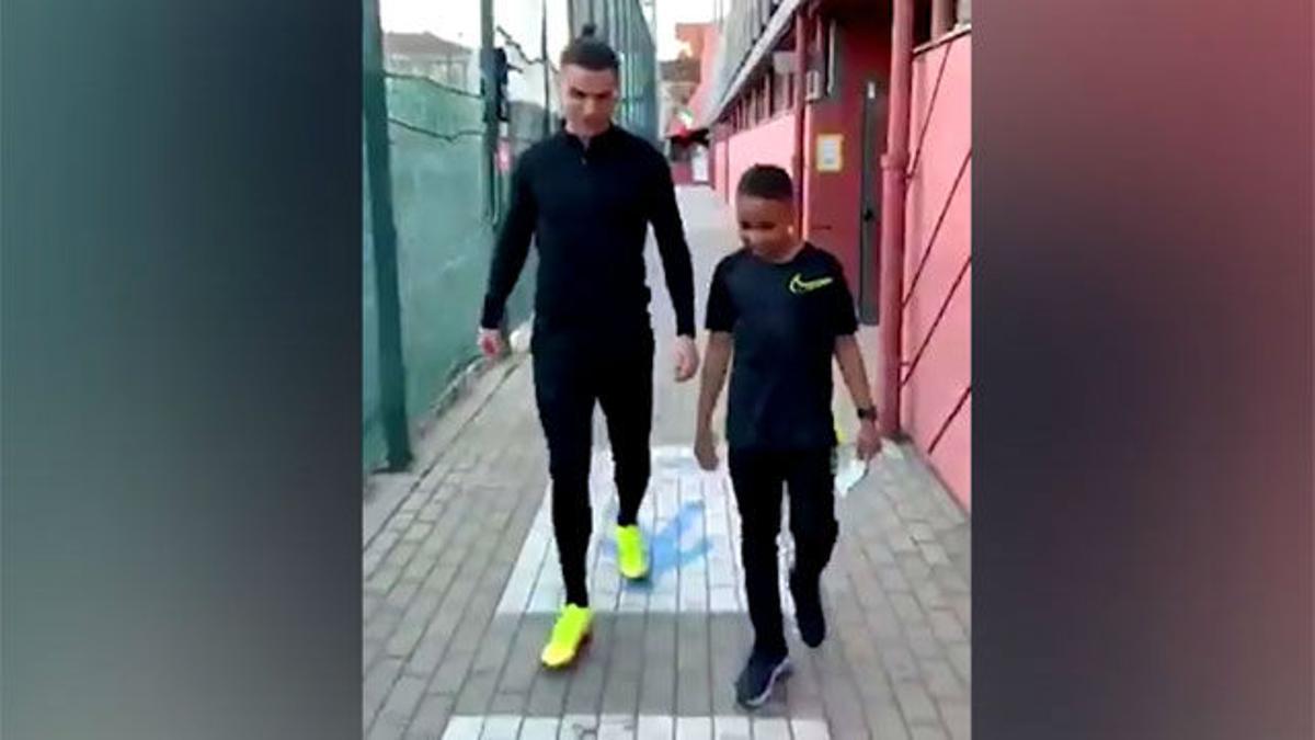 Cristiano Ronaldo se confiesa con un niño: Mbappé es el futuro