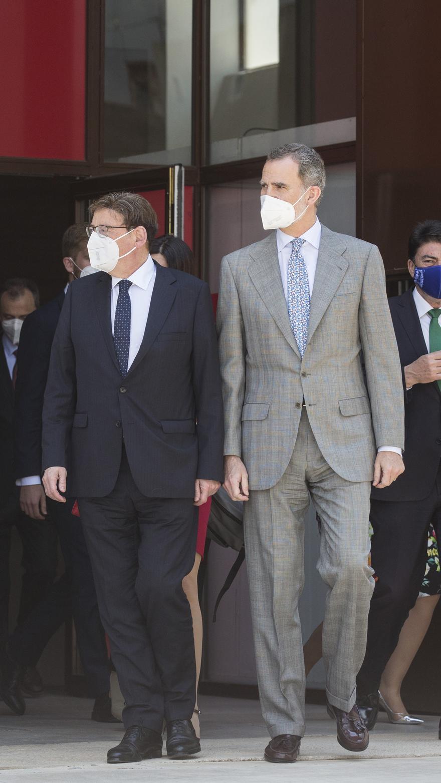 La visita del Rey Felipe VI a Las Cigarreras en Alicante