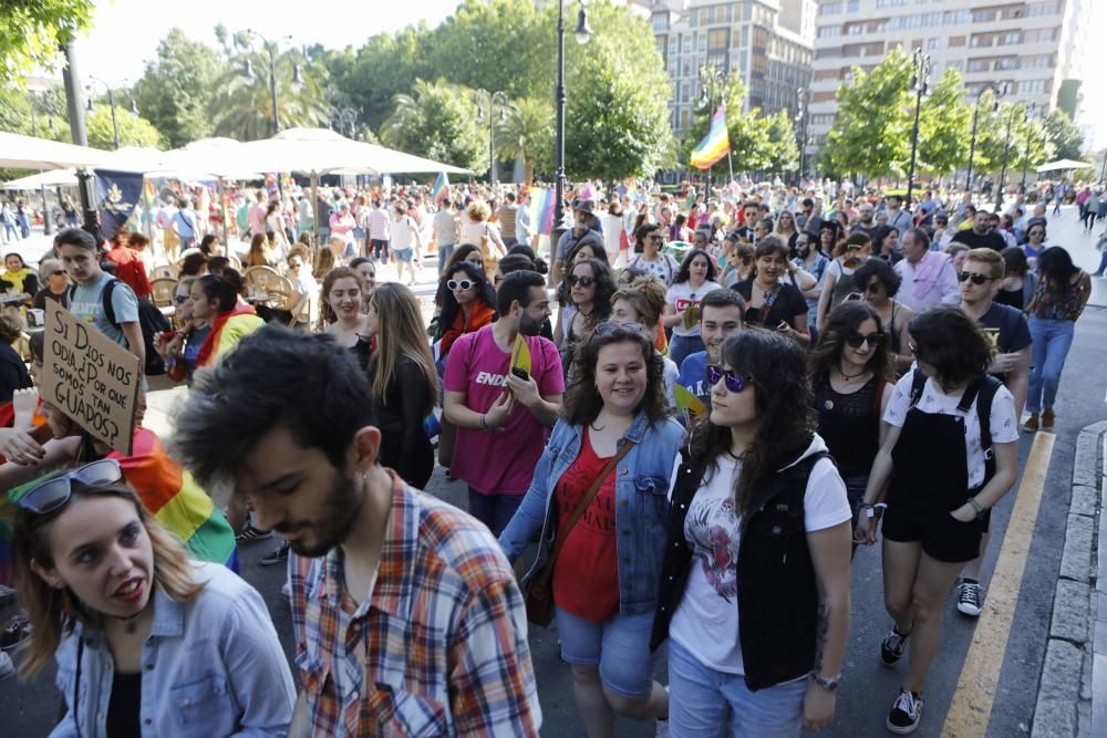 Desfile del "Orgullo del Norte", en Gijón