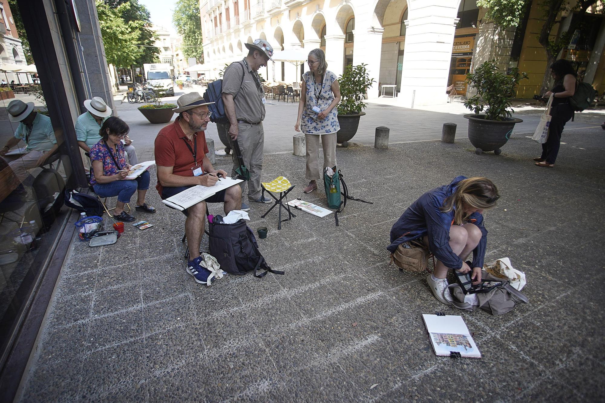 Trobada d’Urban Sketchers a la ciutat de Girona